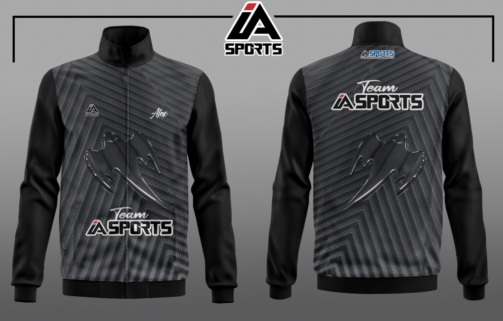 Veste de sport personnalisée – Veste zippée sublimée 100 % sur mesure