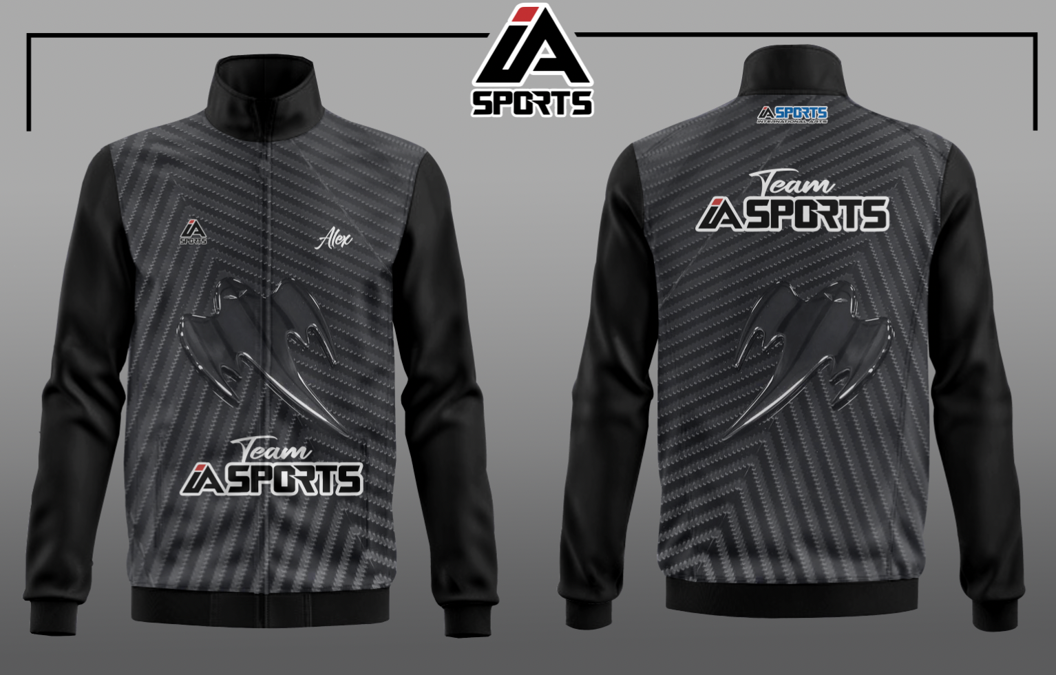 Veste de sport personnalisée – Veste zippée sublimée 100 % sur mesure