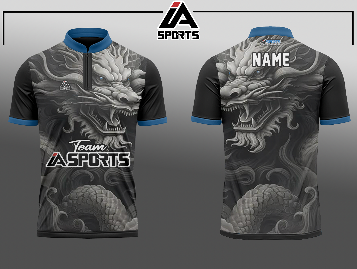 Maillot de sports Col Mao