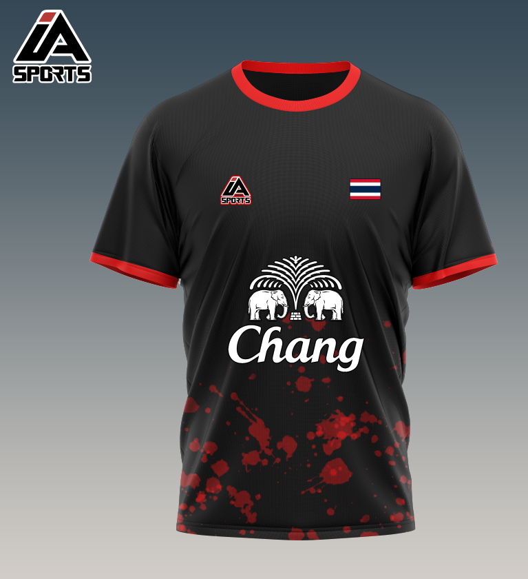 Maillot d’entraînement personnalisable – Col rond sublimé haute performance